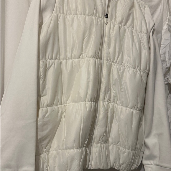 Women's Cream Puffer Jacket - Picture 2 of 5